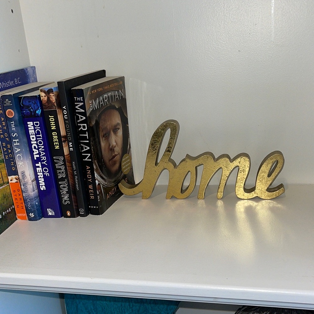 ☀️ 3/$15 ☀️ Gold home sign